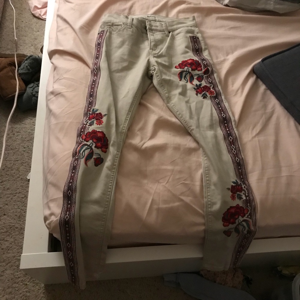 Embroided jeans bdg